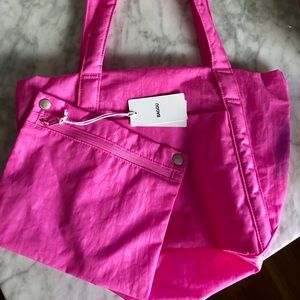 Baggu Mini cloud bag, hot pink